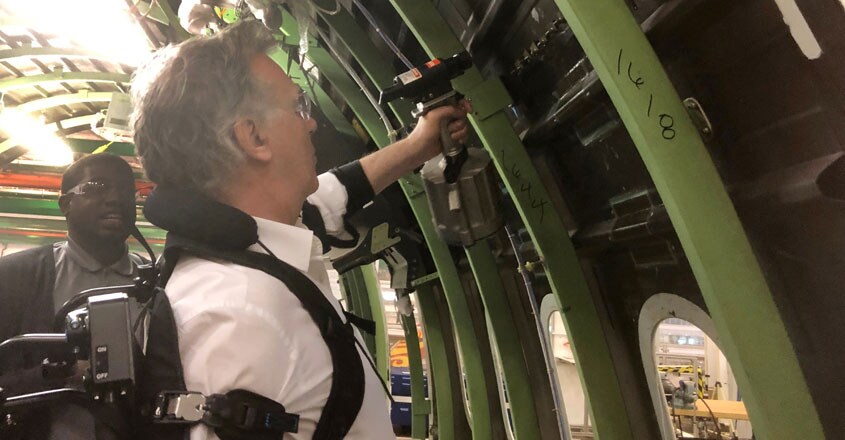 Half human, half robot: Boeing goes bionic to roll out more Dreamliners Half human, half robot: Boeing goes bionic to roll out more Dreamliners