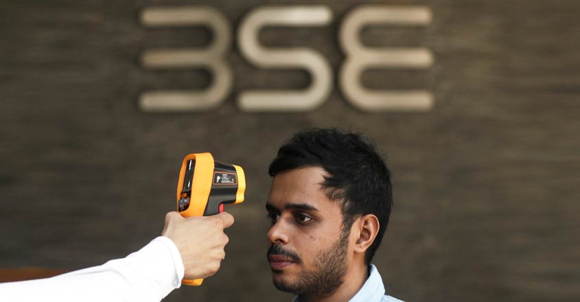 Indices reverse gains on sharp rise in COVID cases