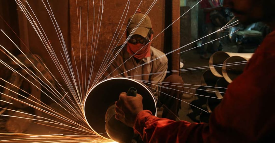 Another drag. Factory output growth slows in Feb as demand weakens