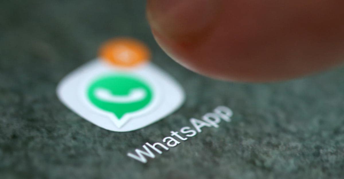 BOSNIA-WHATSAPP The WhatsApp app logo is seen on a smartphone in this picture illustration taken September 15, 2017. Reuters/Dado Ruvic