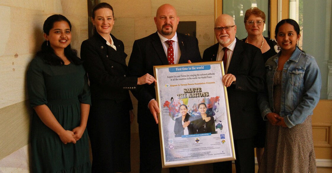 Keralite siblings in Brisbane set global records by belting out national anthems of all countries