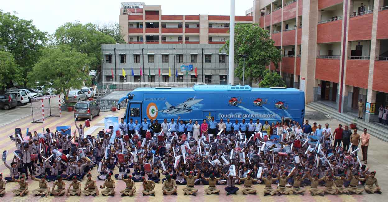 DISHA is responsible for formulating notifications for every Air Force Common Admission Test (AFCAT) cycle, which is a screening exam conducted by the Indian Air Force to select young aspirants in the Flying and Ground Duty branches. Photo: Special Arrangement