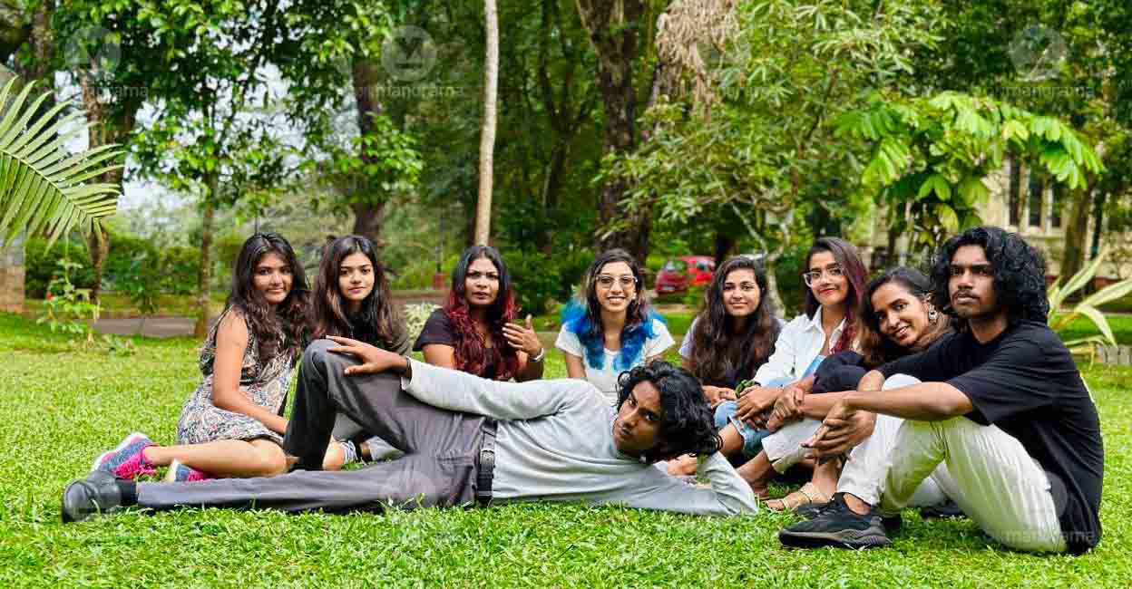 cms-story-2 A group of students from CMS College, Kottayam. Photo: Abbiel Eldho Ittoop/CMS College