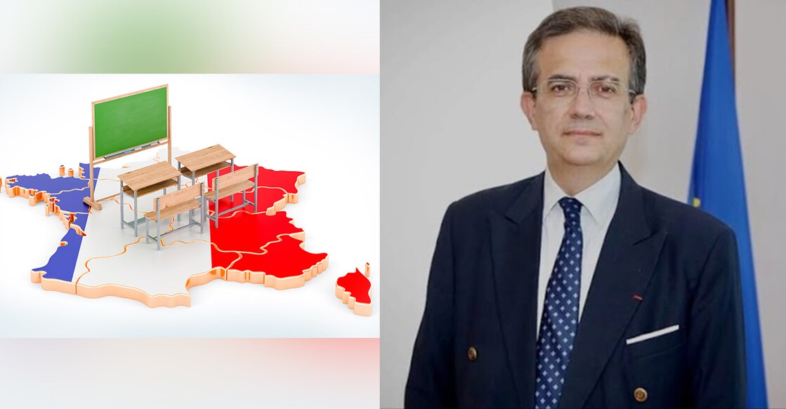 french-ambassador-to-india-main Thierry Mathou, the Ambassador of France to India, said that President Emmanuel Macron has conveyed that France is willing to welcome 30,000 Indian students within its higher institutions by 2030. Photo: IANS and Shutterstock/ AlexLMX