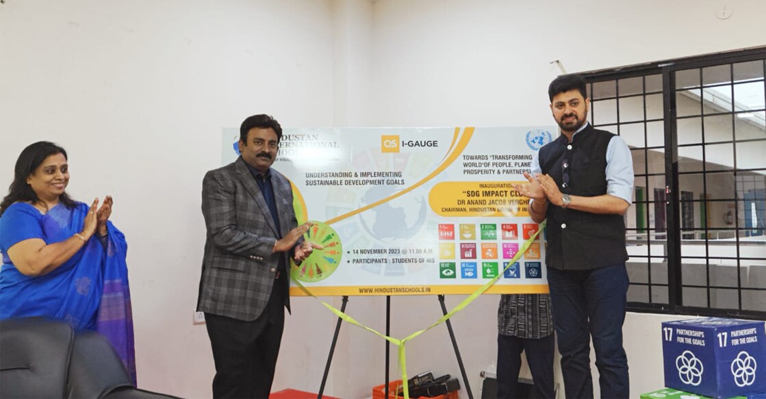 Dr Anand Jacob Verghese, Chairman of the Hindustan Group of Institutions, inaugurated the club. Photo: Special Arrangement