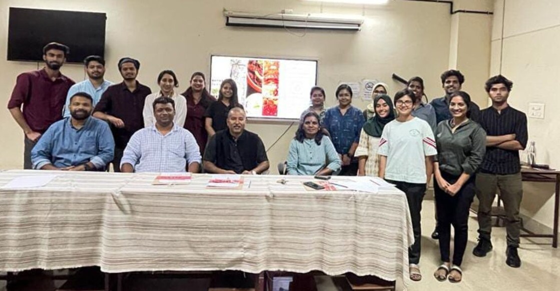 Students and faculty of the Department of Architecture and Planning, NIT Calicut. Photo: Special arrangement