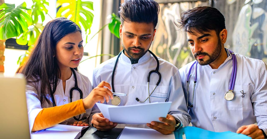 medical-students Representational image: Shutterstock/ yurakrasil