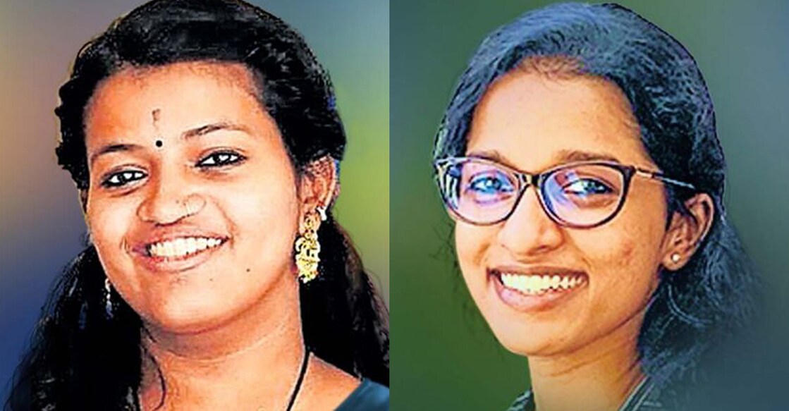 Harsha Sankar S H and P Anjana. Photo: Manorama