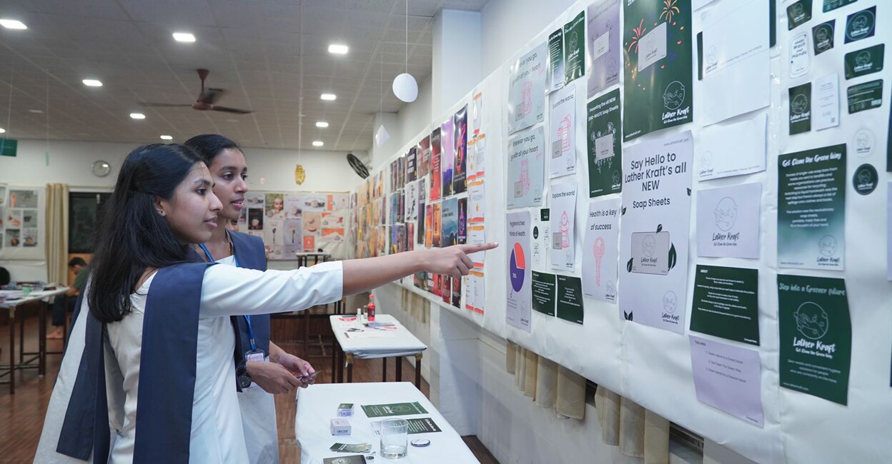 Dakshina showcased various products and services developed by the students. Photo: Amrita School of Arts and Sciences, Kochi