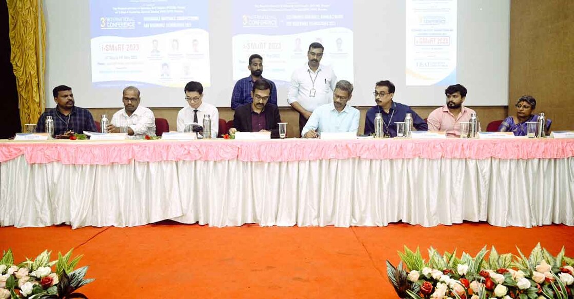 fisat-mou The MoU signing ceremony took place at FISAT's campus in Kochi in the presence of officials from both institutions. Photo: Special arrangement