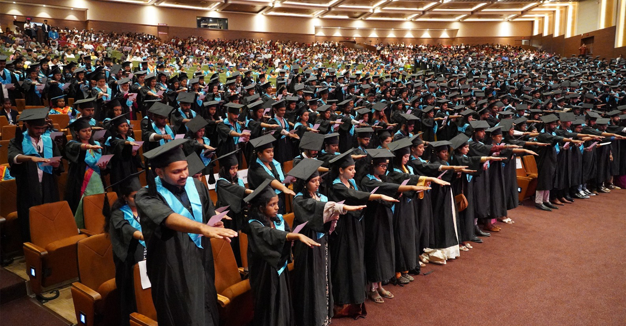 Faculty members of various disciplines, students' families and friends took part in the event. Photo: Special Arrangement