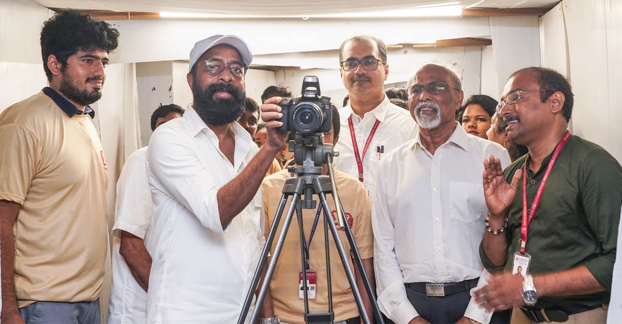 camera-speaks-add-1 Actor Harisree Ashokan at the inaugural ceremony of Camera Speaks 2023. Photo: Aravind P R, Amrita School of Arts and Sciences