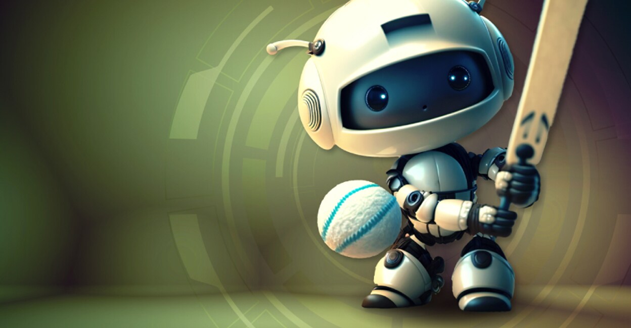 cricket-craze-playing-robot