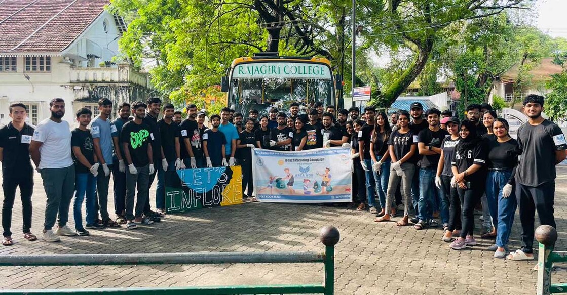 As many as 75 students, who are also the members of the institution's Green Club and Media Club, participated in the initiative. Photo: Special Arrangement
