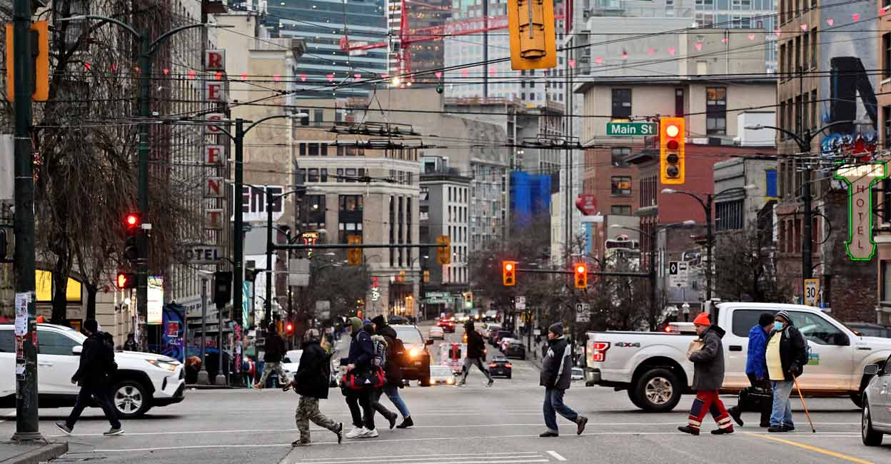 A view of East Hastings street in Downtown Eastside of Vancouver, British Columbia, Canada January 31, 2023. Photo: Reuters/Jennifer Gauthier