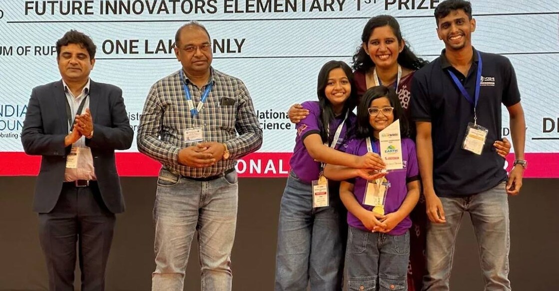 Their win comes with a prize of one lakh rupees, gold medals, and an opportunity to participate in the World Robotics Olympiad in Turkey. Photo: Manorama. 