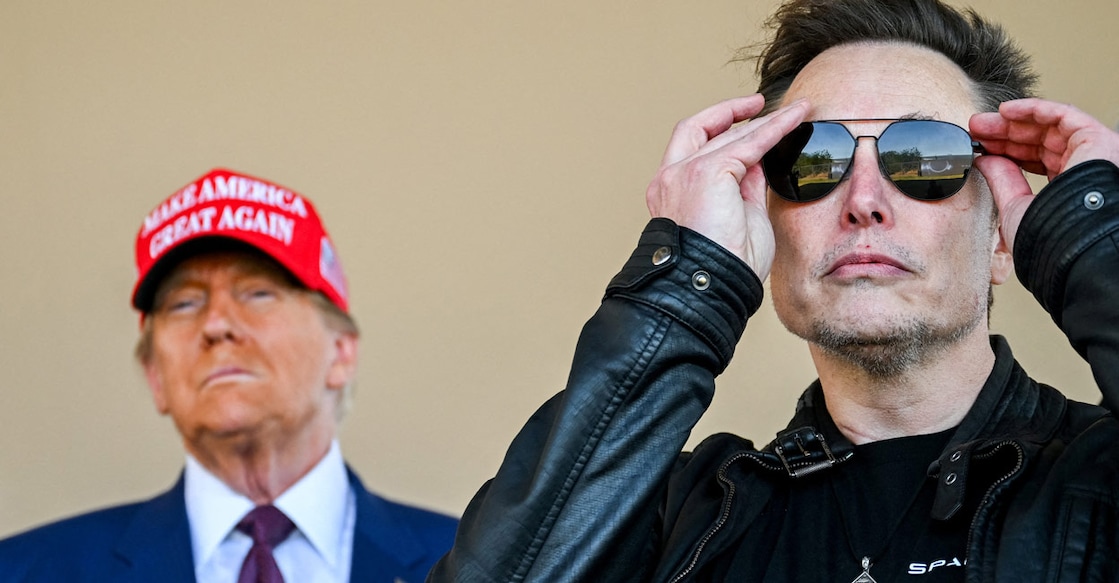 US President-elect Donald Trump and Elon Musk watch the launch of the sixth test flight of the SpaceX Starship rocket in Brownsville, Texas, US, November 19, 2024. File photo: Brandon Bell/Pool via REUTERS