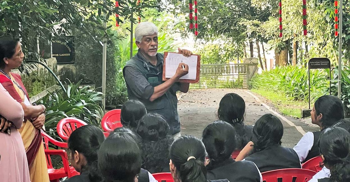 Photography beyond the lens: Unni Kottakkal shares life and skills with students Unni Kottakkal at 'The Camera Eye' workshop by the Art of Photography Collective at Prajyoti Niketan College. Photo: Special Arrangement