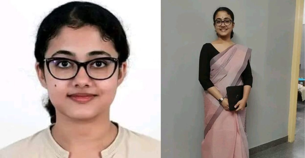 Parvathy Gopakumar secured the 282nd rank in the Civil Services exam. Photo: Special Arrangement