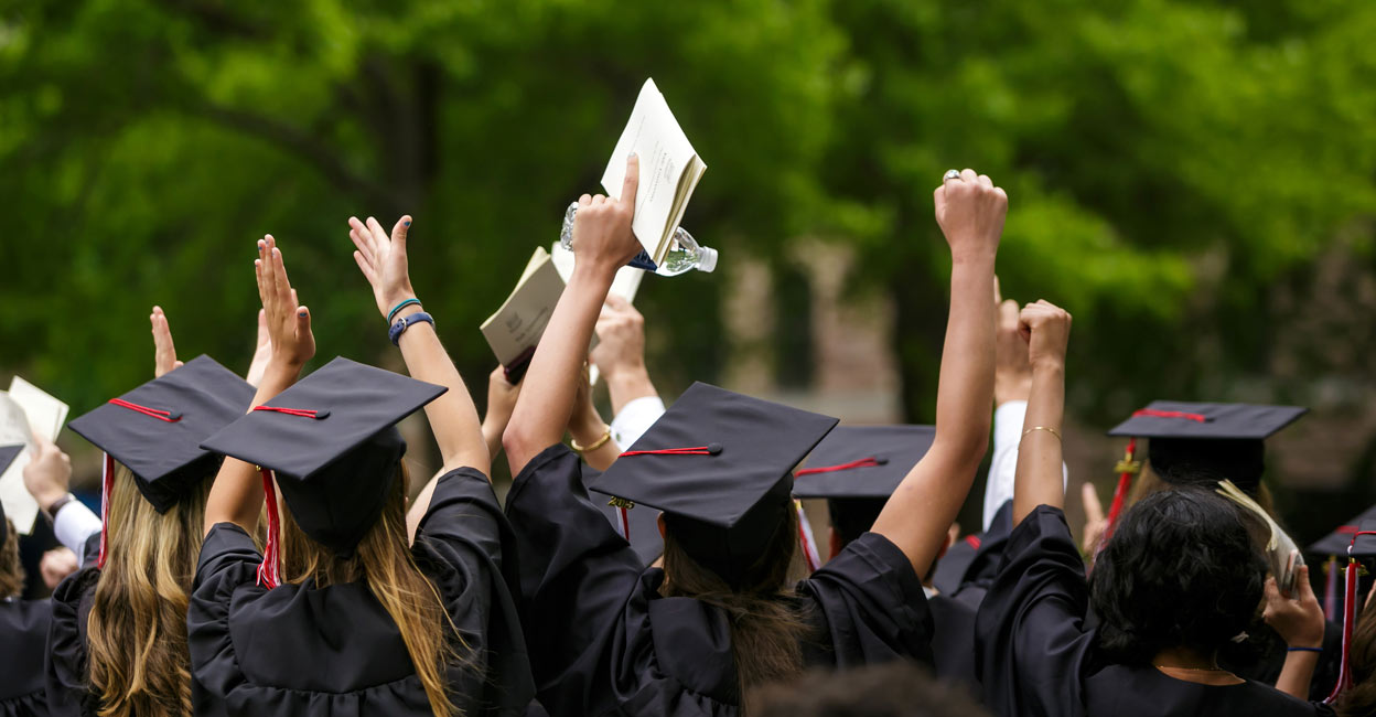 Yale University graduation ceremonies on Commencement Day on May 18, 2015. Photo: iStock/f11photo