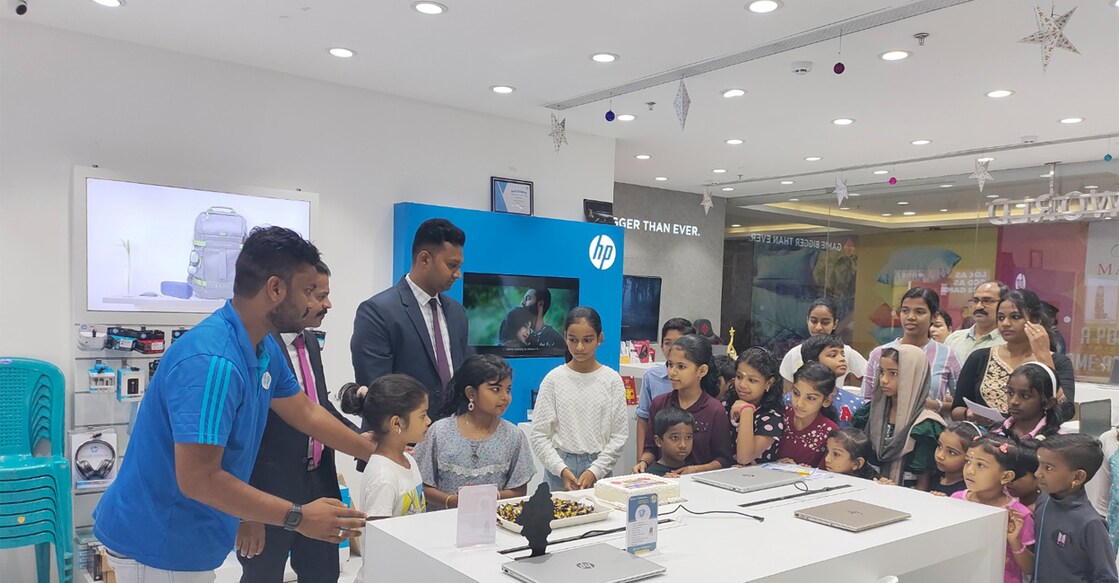 The event saw enthusiastic participation from children of all ages. Photo: Special Arrangement/Sysmantech.