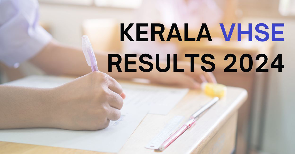 Kerala VHSE results 2024 Image created using Canva