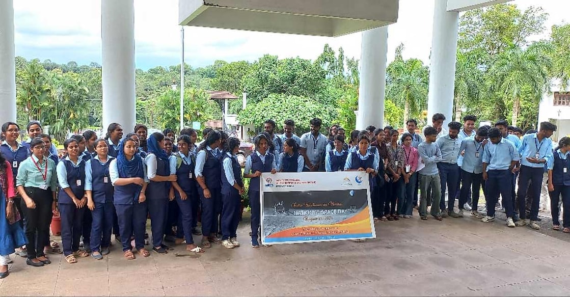 Saintgits College honours India's space legacy on National Space Day National Space Day awareness celebrations at Saintgits College of Engineering. Photo: Meenakshi Manoj, Saintgits College of Engineering