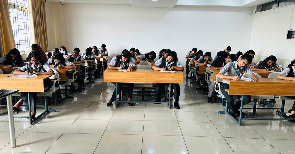 Rajagiri College celebrates International Letter Writing Day with multilingual competition The multilingual letter writing competition organized by Rajagiri College of Social Sciences, Kalamassery. Photo: Special Arrangement