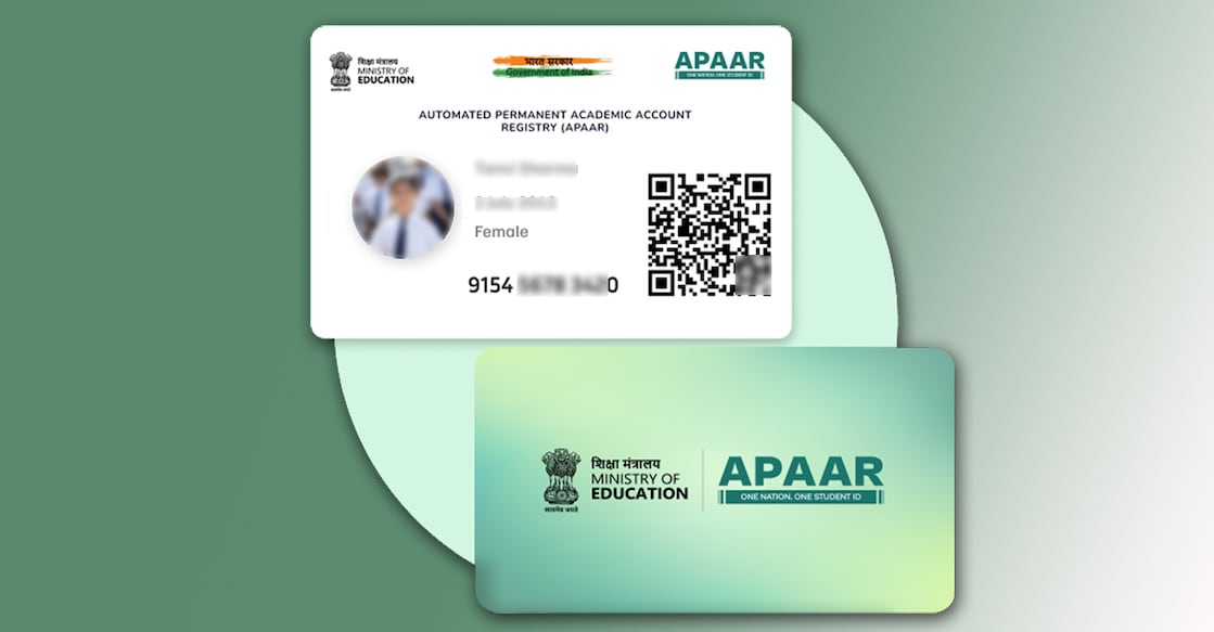 APAAR ID APAAR ID sample. Photo: apaar.education.gov.in/