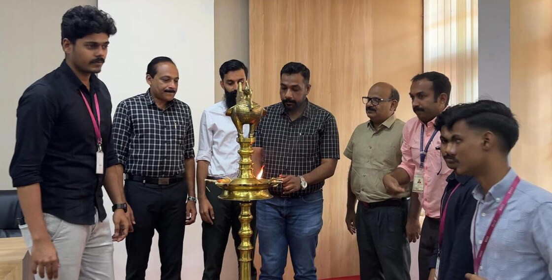  ISHRAE Kochi Chapter President Rony Benjamin inaugurating the student chapter at Mar Athanasius College of Engineering, Kothamangalam. Photo: Special Arrangement