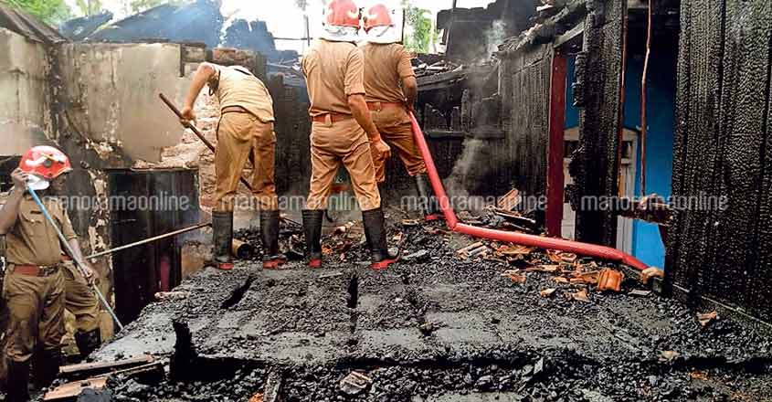 Fire guts century-old house, short circuit likely Fire guts century-old house, short circuit likely