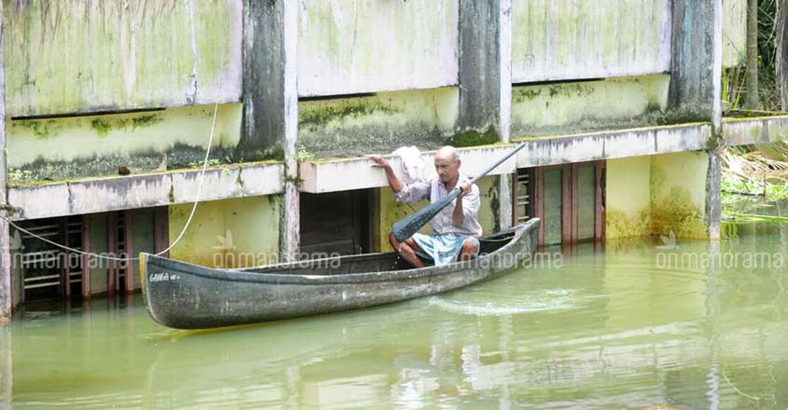 Thottappally spillway opened to prevent flooding in Kuttanad