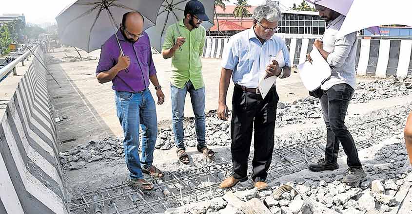 Faulty design, shoddy work glaring in Palarivattom flyover: IIT experts Faulty design, shoddy work glaring in Palarivattom flyover: IIT experts