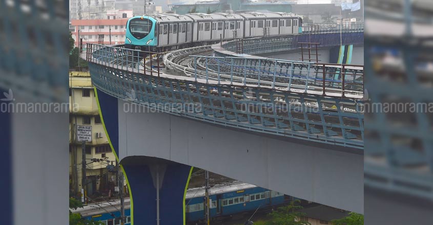 Kochi Metro Completes Trial Run To Crucial Cantilever Bridge