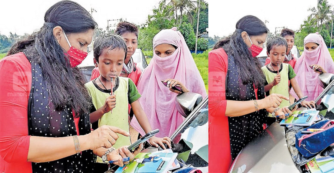 Dedicated teacher reaches out to students missing out on virtual classes