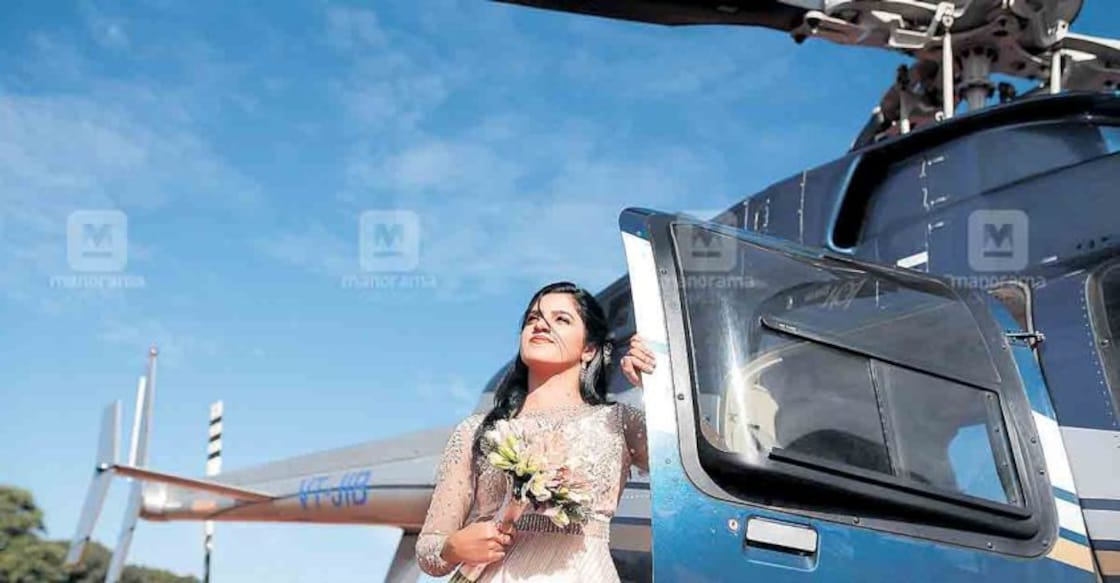 Idukki farmer rents helicopter for Rs 4.5 lakh to fly daughter to marriage