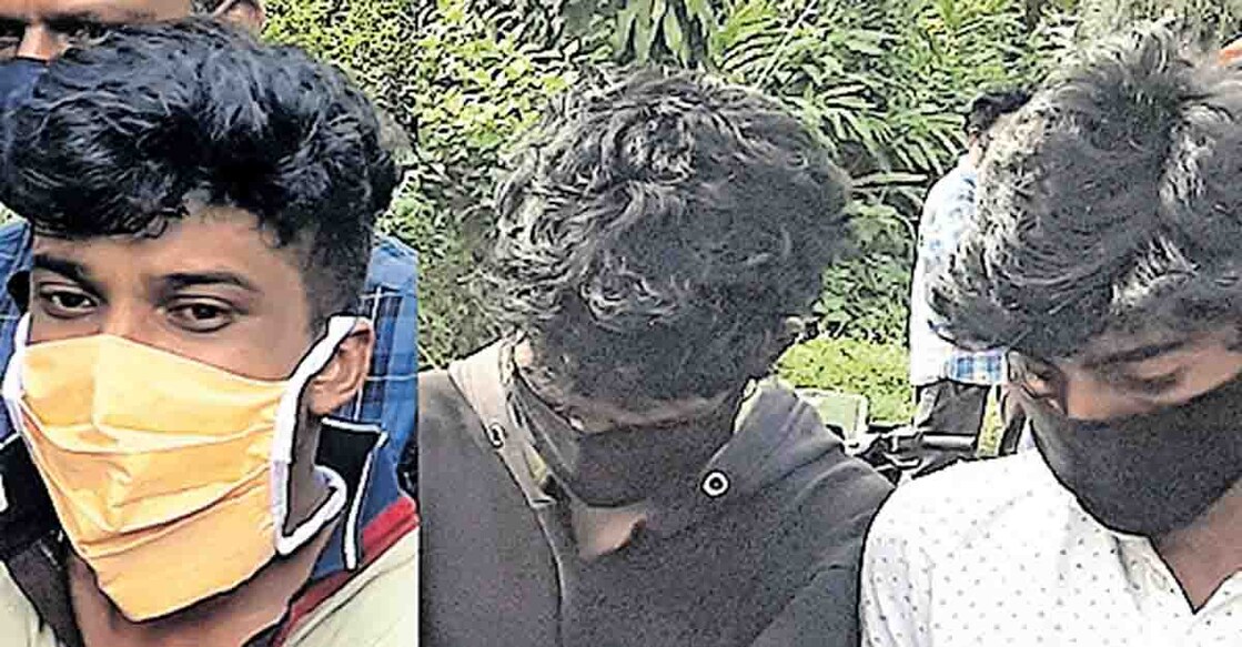 Ganja peddlers fleeing cops slip up, set foot in police station!