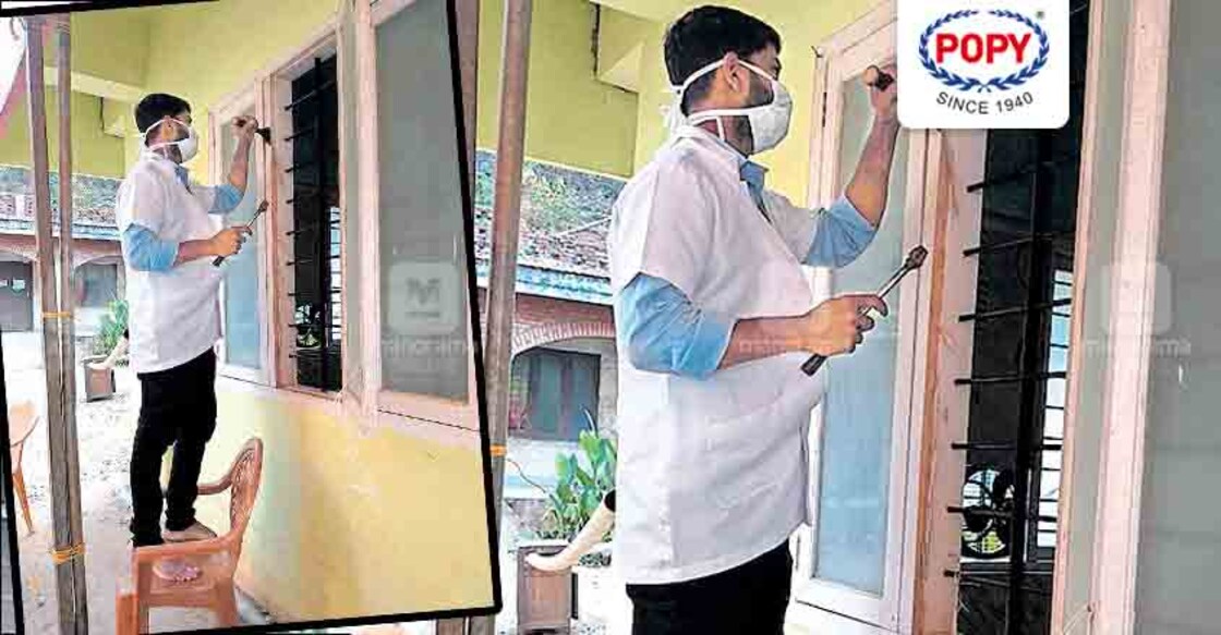 After 8 hours of duty, nurse Arun takes up odd jobs at Idukki hospital