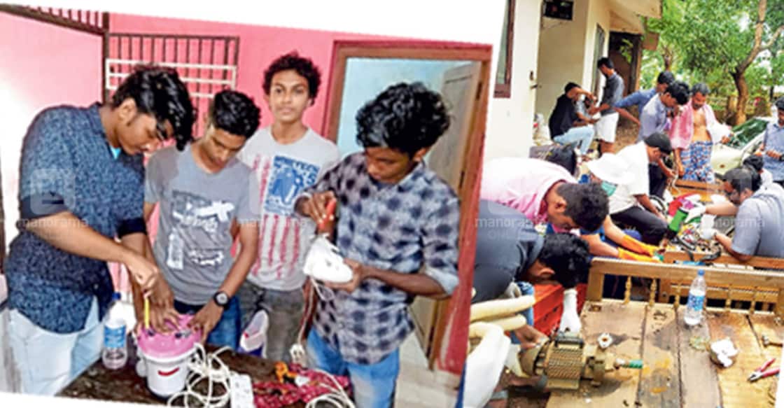 Will repair anything: ITI students' selfless service at flood-hit areas