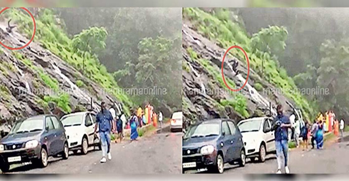 Youth slips from rock and falls 150 feet while clicking selfie Youth slips from rock and falls 150 feet while clicking selfie