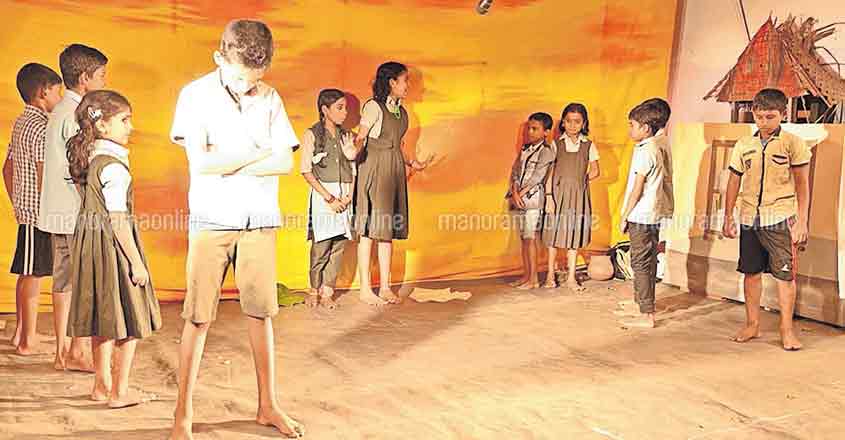 A play of sorts indeed. Little actors take the centre stage A play of sorts indeed. Little actors take the centre stage