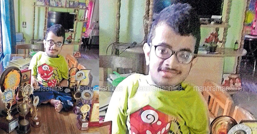 Athul is small in size but big on talent, resolve