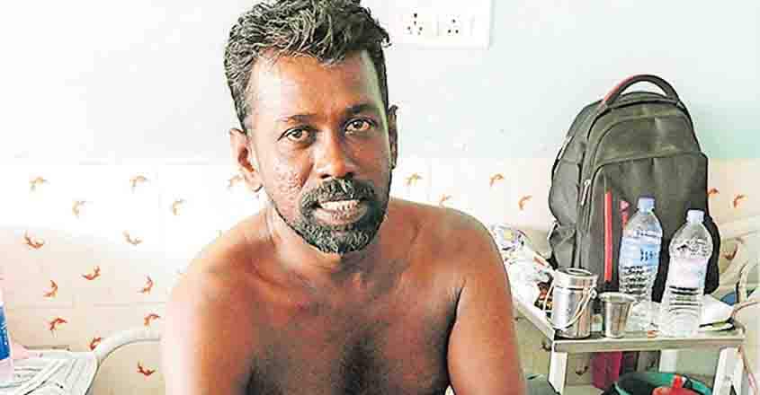 Kerala fisherman back on shore after 18-hour struggle at sea Kerala fisherman back on shore after 18-hour struggle at sea