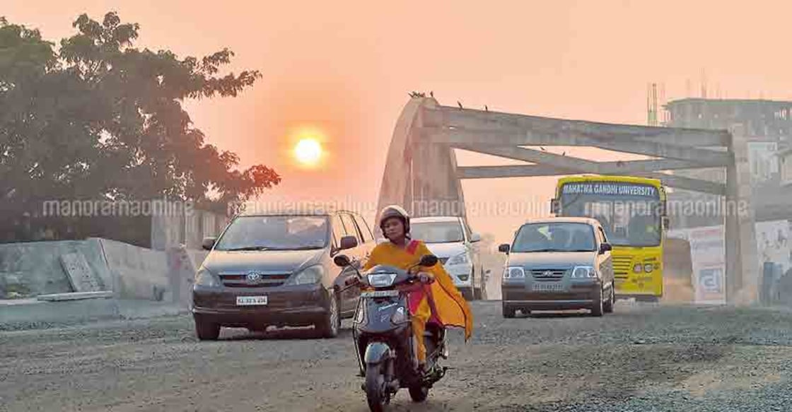 New overbridge at Nagampadam opened to one-way traffic