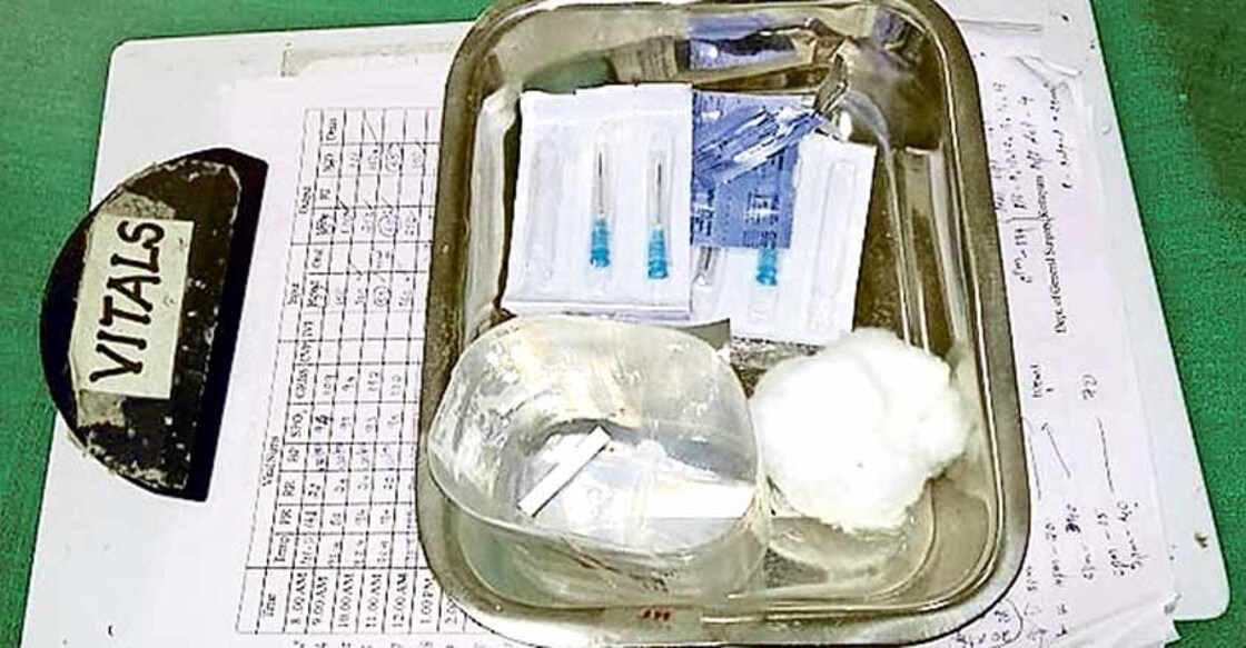 Doctor’s odd punishment for nurse who kept tray on patient's legs