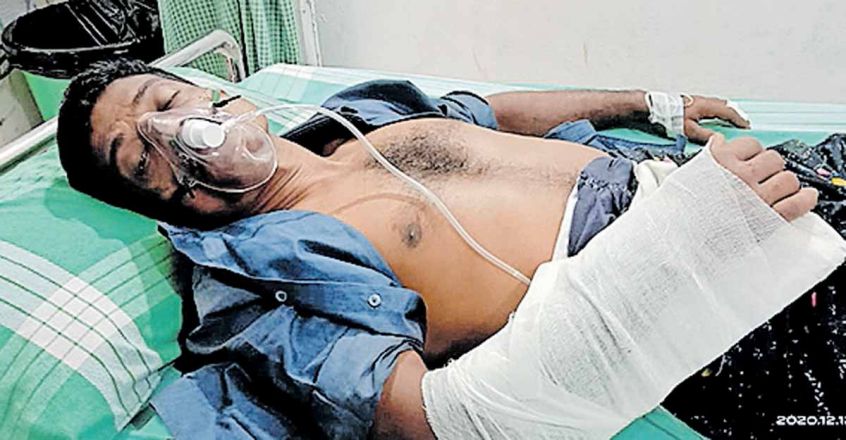 CPM worker hacked by goons at Erattupetta
