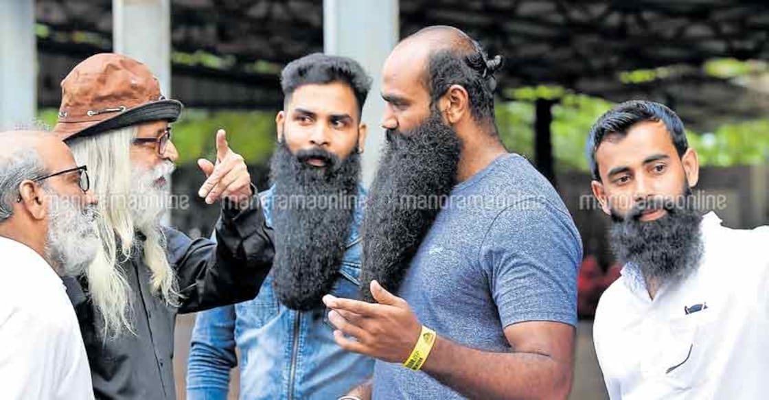 Bearded men steal the show as they hold welfare event Bearded men steal the show as they hold welfare event