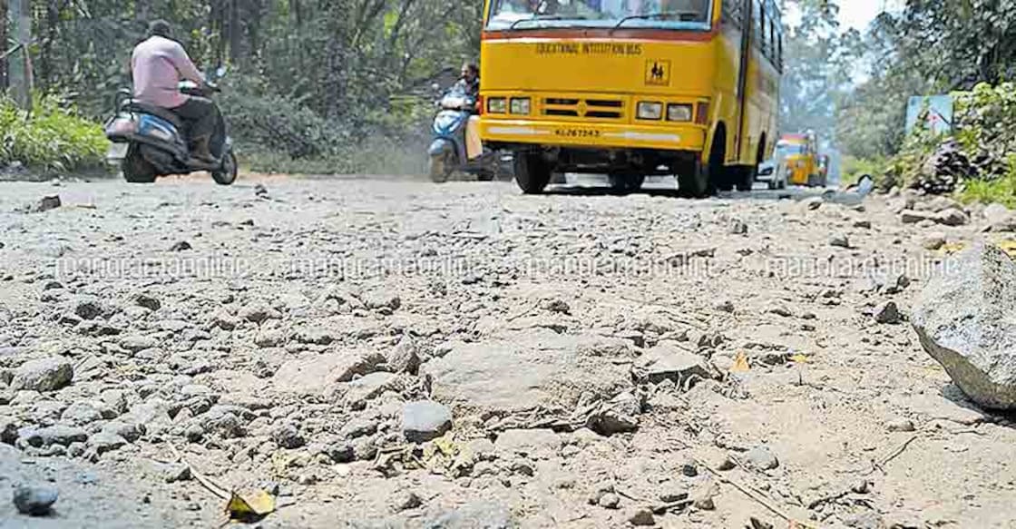 Sabarimala-bound roads in a shambles without timely repairs Sabarimala-bound roads in a shambles without timely repairs