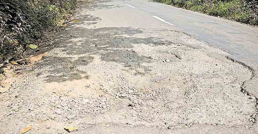 Sabarimala-bound roads in a shambles without timely repairs Sabarimala-bound roads in a shambles without timely repairs