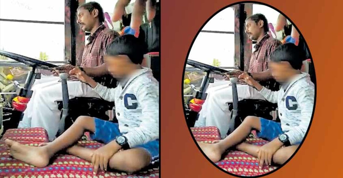 Driver loses licence for letting boy change gear of moving bus